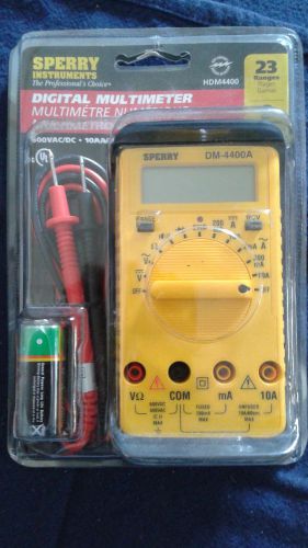 sperry instruments digital multimeter DM4400A