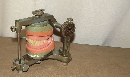 Hanau Model H Articulator Vintage Dental Model With Teeth
