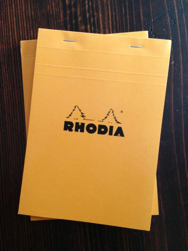 Lot of 2 Rhodia No. 16 Staplebound Pad (Graph) New