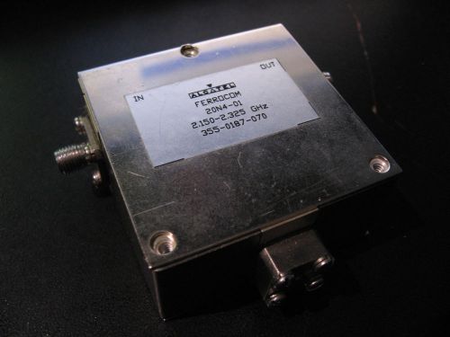 Coaxial Isolator Alcatel Ferrocom 20N4-01 2.150 - 2.325 GHz USED