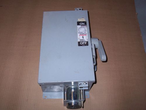 Murray HH361KJ 30 amp 600v Fusible Disconnect Safety Switch Enclosure Receptacle