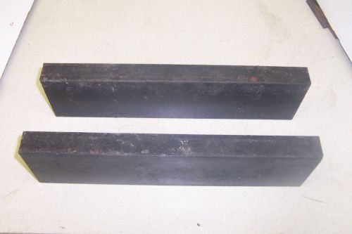 Solid steel parrallels 11 3/4&#034; long x 3&#034; tall and 1&#034; thick