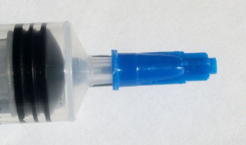 50 blue (usa ships today!) luer-lok luer-slip dispensing syringe cap tip vape for sale