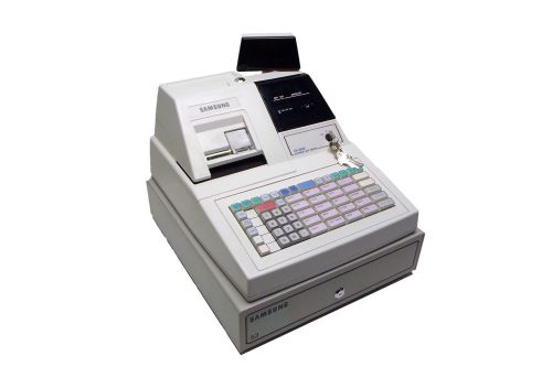 Samsung er-4940 electronic cash register w/ keys and programming manual for sale