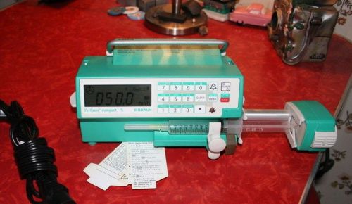 Braun perfusor compact s syringe infusion pump for sale