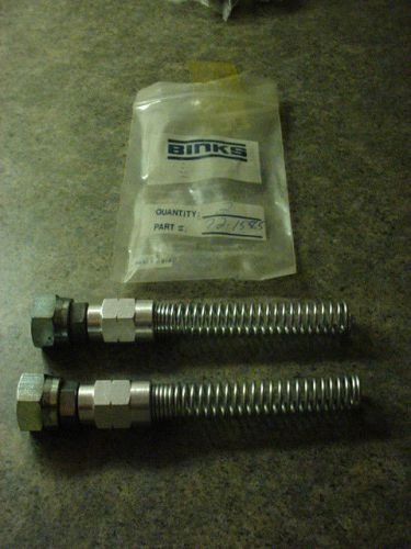Binks airless paint spray gun spring connectors part no. 72-1585 NOS sprayer