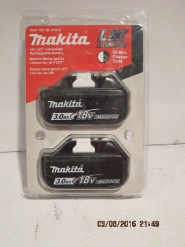 Genuine Makita BL1830-2 18V LXT Lithium-Ion Battery Pack 3.0Ah, FREE SHIP NISP!