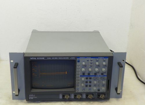 LECROY 9310AM Dual Channel 400 Mhz Oscilloscope Rack Mount EUC