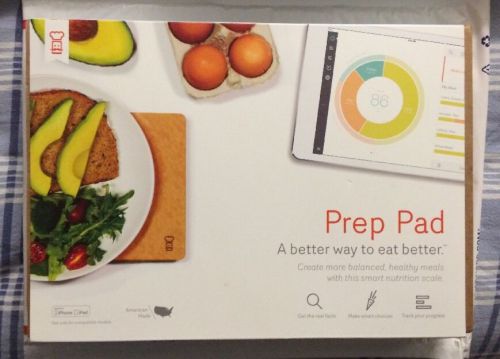 New Prep Pad Smart Food Nutrition Scale  Iphone Apple Health Bluetooth