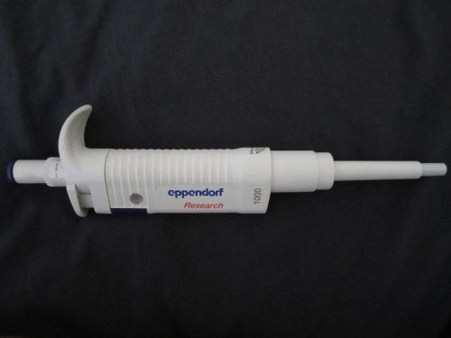 Eppendorf Research single channel pipette 100 to 1000ul adjustable volume