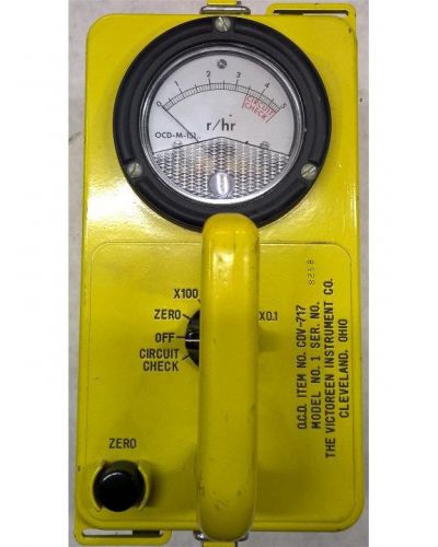 Geiger counter - Radiation Survey Meter Model 717