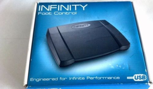 Infinity USB Digital Foot Control Pedal with Computer plug (IN-USB2)