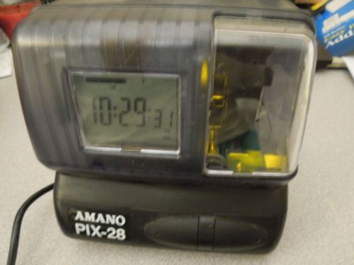 Amano pix 28 time clock for sale