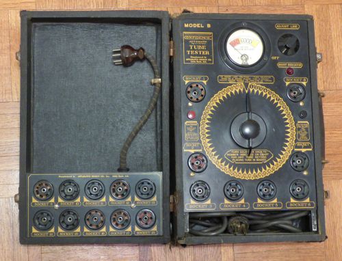 VINTAGE 1920&#039;s RADIO TUBE TESTER &#034;CONFIDENCE MODEL B&#034; by APPARATUS DESIGN CO.