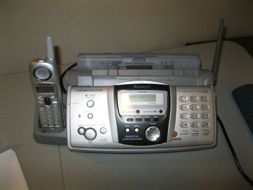 Panasonic kx-fpg379 2.4ghz cordless answering  system telephone fax copier for sale