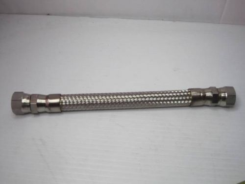 8169 Stainless Steel Braided -08 Hydraulic Hose 12 1/4&#034; Lg FREE Ship Cont USA