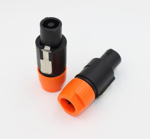 4-pole pro audio loudspeaker connectors nl4fx orange x1pcs for sale