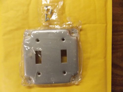 electrical 4&#034;square cover 2 Toggel
