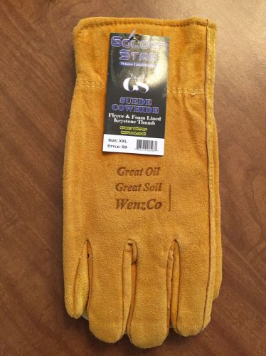 Golden Stag Winter Lined Gloves XXL 2XL NEW!