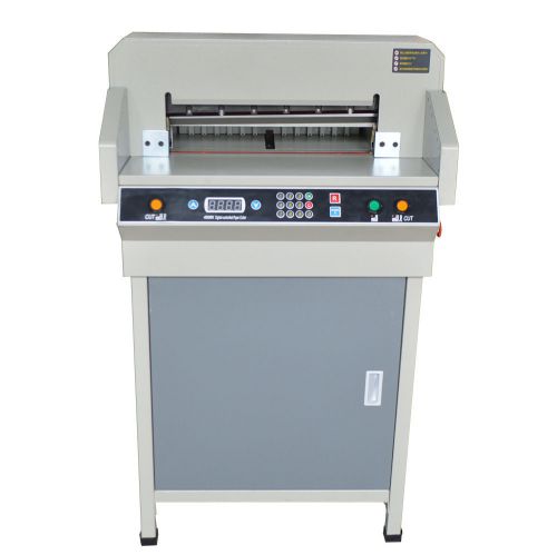 19&#034; 480mm heavy book cutter thick paper electric safe stack stand with cabinet for sale