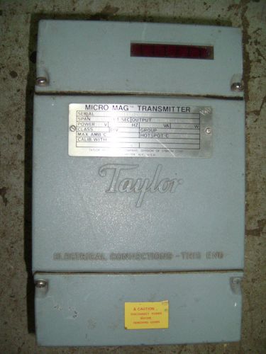 Taylor 1103tk28170-1-607a micro-mag  flow transmitter for sale