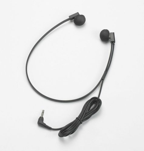 Spectra SP-RA Twin Speaker Headset With Right-Angle 3.5 mm Plug
