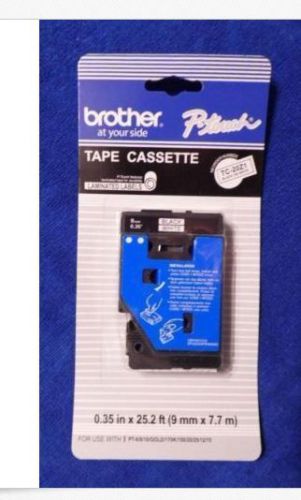 Brother P-Touch TC-20Z1, TC20Z1 Tape Cassette Black On White