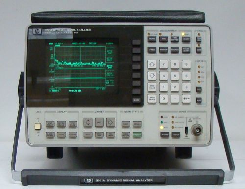 HP 3561A Dynamic Signal Analyzer w/ opt 001 pouch Hewlett Packard