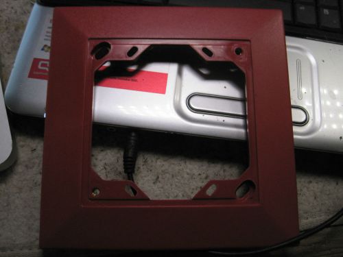 System sensor mp-sf red semi-flush wall mounting plate 4 per box for sale