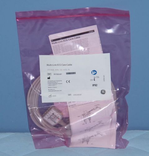 GE Multi-Link ECG Care Cable 2017003-001 NEW