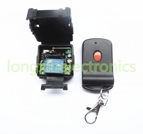 Dc12v 10a 1ch wireless rf remote control switch transmitter+ receiver 433mhz for sale