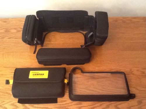 LIFEPAK 12 Carrying Case - Side/Back Pouches, Shoulder Strap and Screen Cover