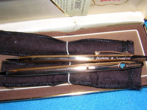 Gold Cross Pen and Pencil Set-Retirement Gift-New in Case