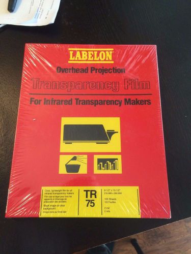 Labelon Overhead Projection Transparency Film for Infrared Transparency TR-75