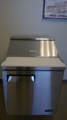 New &#034;atosa&#034; commercial s.s. single door refrigerated prep table, 2yr. warranty for sale