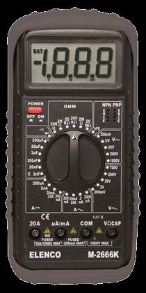 Elenco M2666K Wide Range Digital Multimeter