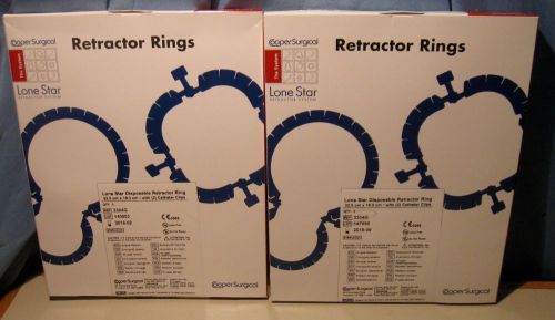 Cooper surgical lonestare retractor ring #3304g. exp 2018. lot of 2 for sale