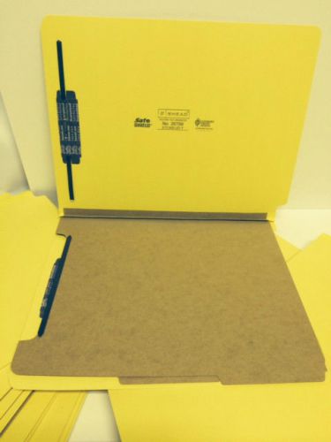 Smead 26789 end tab classification folders,2 dividers,letter,yellow,10ct+6bonus for sale