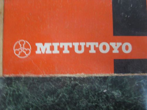 Mitutoyo .001&#034; Depth Micrometer with Indicator