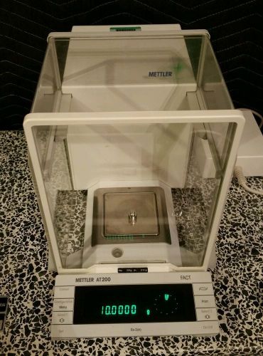 Mettler AT200 Analytical Balance D=.1mg Max=205g