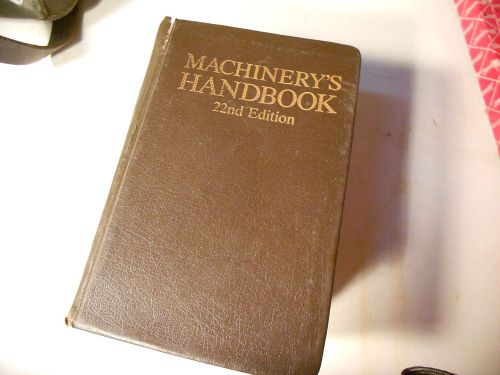Machinery&#039;s Handbook, 22nd Edition, Tool Box Edition