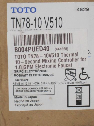 TOTO TN78-10 V510 THERMAL 10-SECOND MIXING CONTROLLER 1.0 GPM ELECTRONIC FAUCET