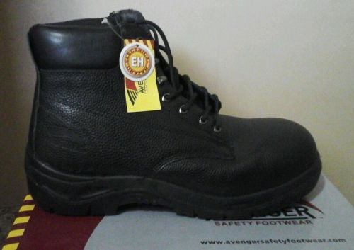 New avenger safety footwear size 12w a7212w black for sale