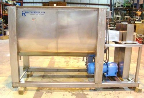 Bmi / cherokee 50 cu ft stainless steel sanitary paddle/ribbon mixer for sale