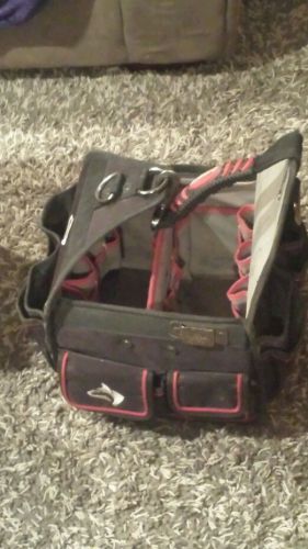 Husky electrician&#039;s tool bag, with lots of tools