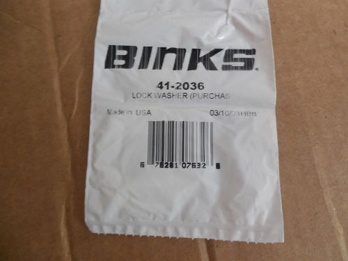 Binks lock washer 41-2036 412036 new for sale