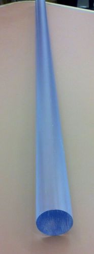 Clear Polystyrene Rod 2 inch diameter, 60 inches long