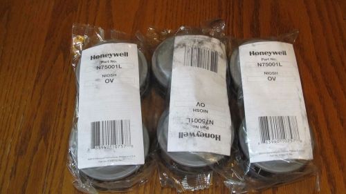 HONEYWELL  N75001L  RESPIRATORY  PROTECTION  CARTRIDGES  3-PAIR  NEW  IN  PACK