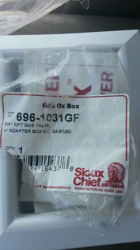 3/4&#034; NPT Ox Box Gas Outlet Box sioux chief new