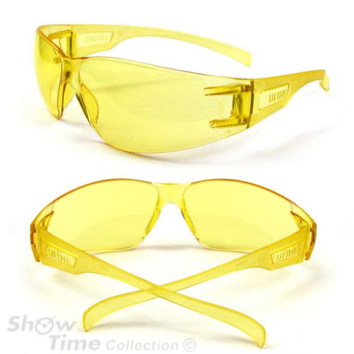 Night ride lightweight stylish safety amber glasses for sale